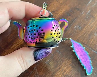 Rainbow Tea Pot Stainless Steel Tea Infuser