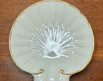 RARE 1930's Noritake Art Deco Hand Painted Powder Puff Box W