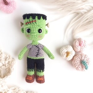 Franky and his girlfriend, Amigurumi crochet pattern (ESP/ENG), PDF file format image 4