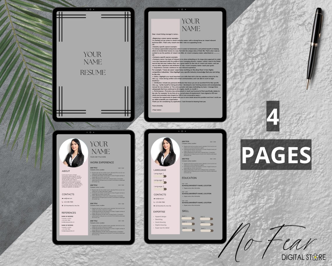 Resume Template Modern Resume Template - Il 1140xN.5108091741 Iit7 