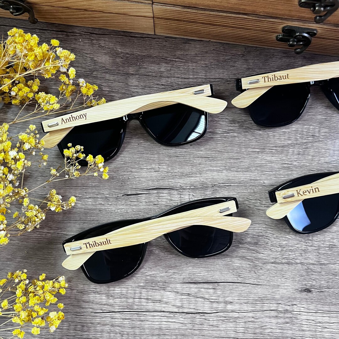Personalized Wedding Party Sunglasses , Groom Sunglasses, Best Man