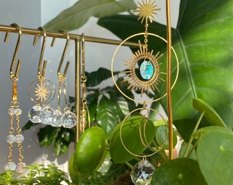 Schattige planten suncatcher | Kamerplant decor | Plantendecoratie Boho Huisdecoratie | Leuke woondecoratie | Plantenliefhebber cadeau-idee.