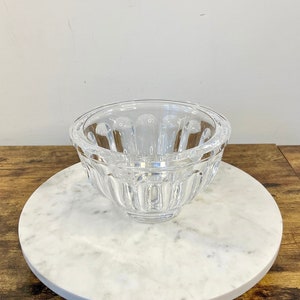 Vintage Orrefors &quot;San Michele&quot; Heavy Crystal Bowl; Like New Condition w/Original Box; Gift for Hostess; Elegant Decorative Bowl; MCM Glass
