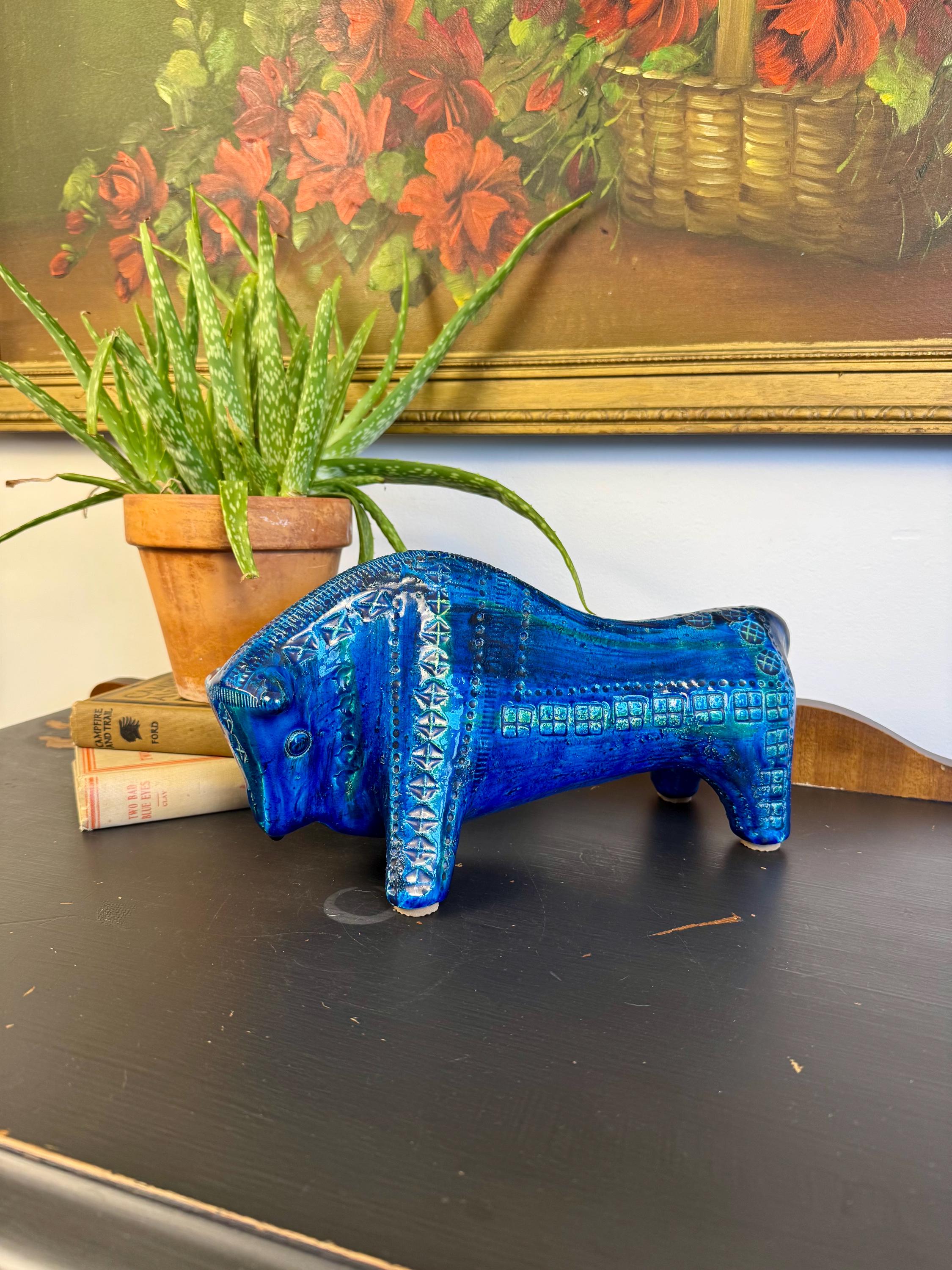 Bitossi Bull Rimini Blue - Etsy