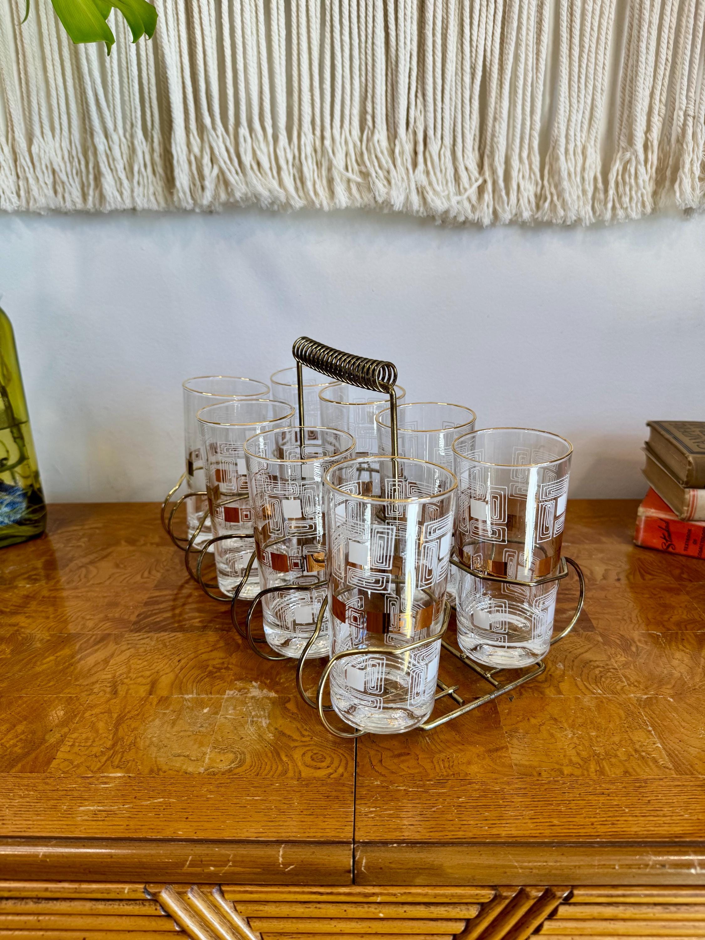 ヴィンテージ ミッドセンチュリー モダン ドリンクグラスキャリア ヴィンテージ ミッドセンチュリー モダン ドリンクグラスキャリア 楽天