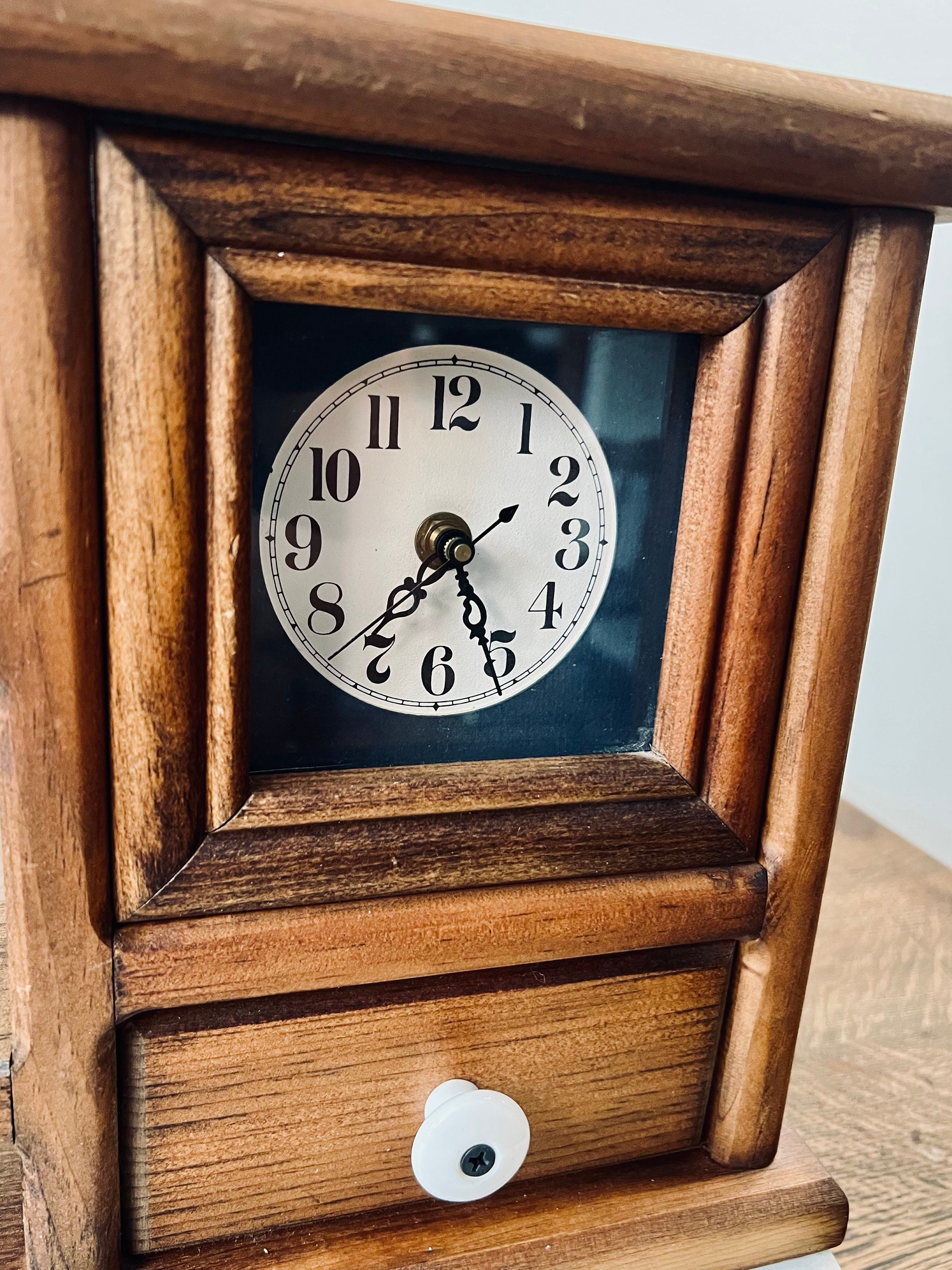 Vintage Noel Woodcraft Clock Shelf Country Kitchen Decor - Etsy