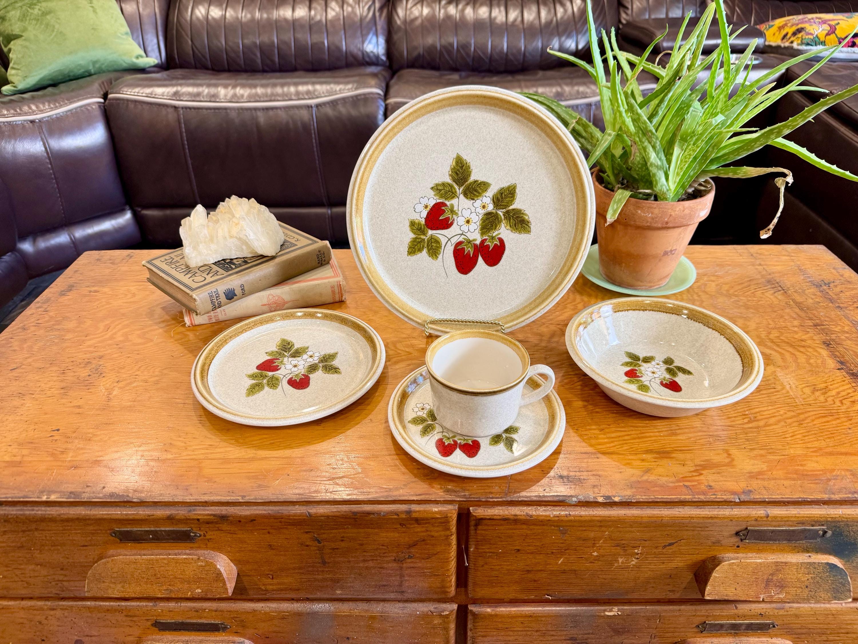Strawberry Fields Dishes - Etsy