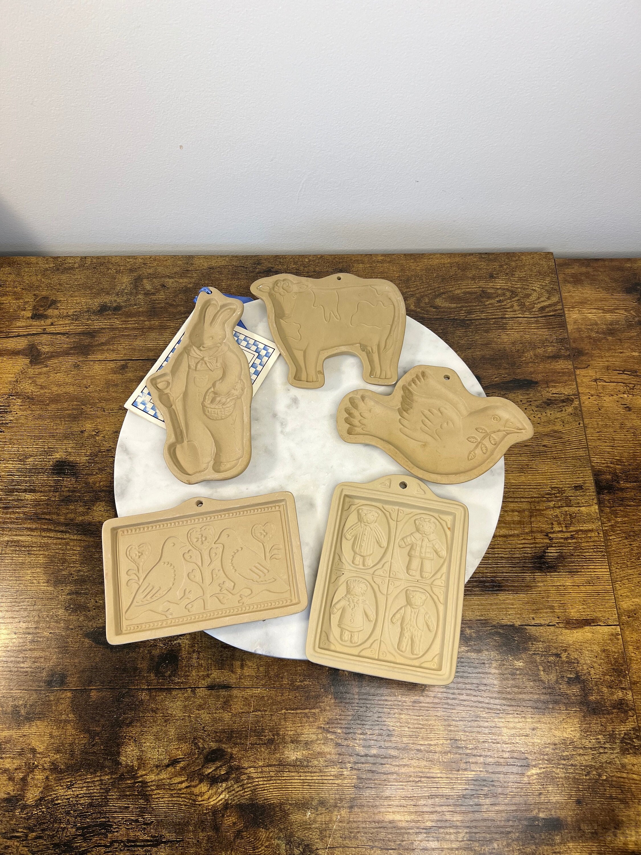 ASSORTED HILL DESIGN BROWN BAG COOKIE ART MOLDS - YOU CHOOSE!