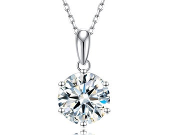 1 Carat Moissanite 8K Gold Plated Necklace main image 1