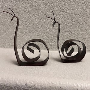 5” and 6” Steel Garden Snails