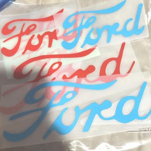 Aftermarket 8N Ford Tractor Hood and Rear Fender Decals