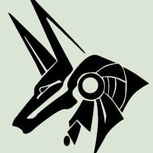 Anubis Egyptian Decal