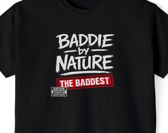 Baddie by Nature Crop Tee, Pigment Dye, Vintage Statement Shirt