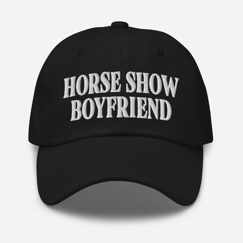 Horse Show Boyfriend Embroidered Dad Hat Equestrian Baseball Cap Pet