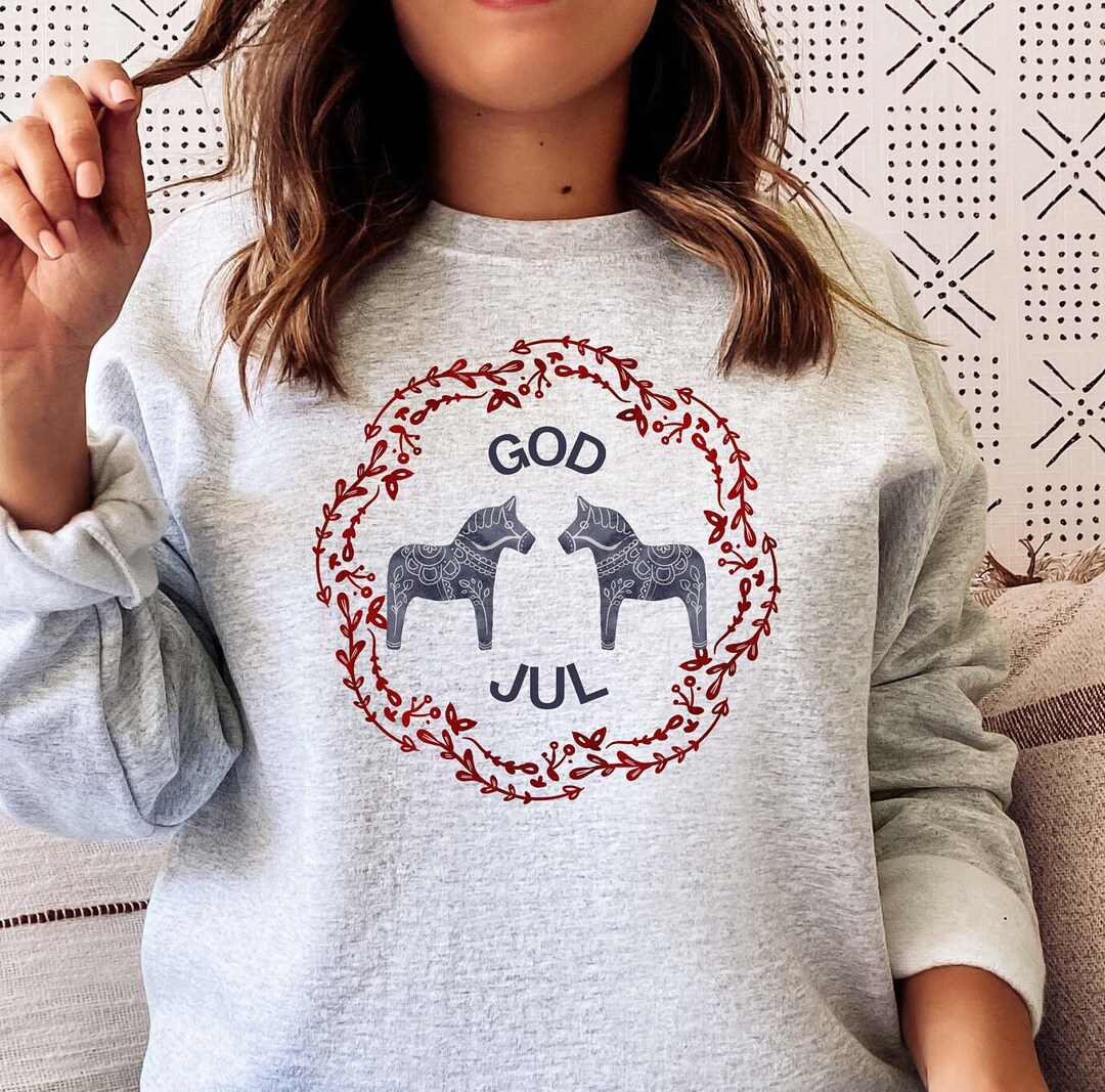 Dala Horse Duo God Jul Swedish Christmas Swedish Gift - Etsy