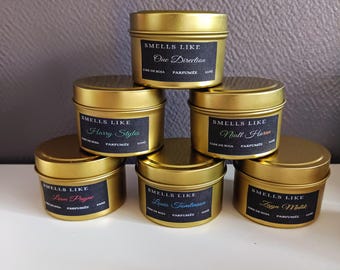 Collection of 6 scented candles - smells like edition version One Di - nostalgia fan pack