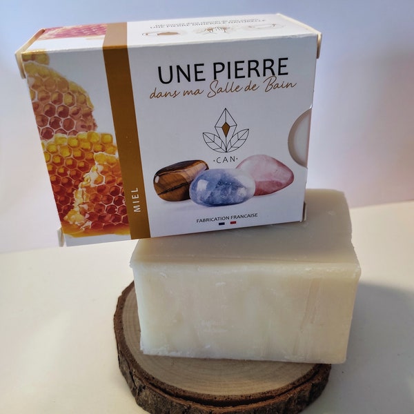 Soaps with natural stones