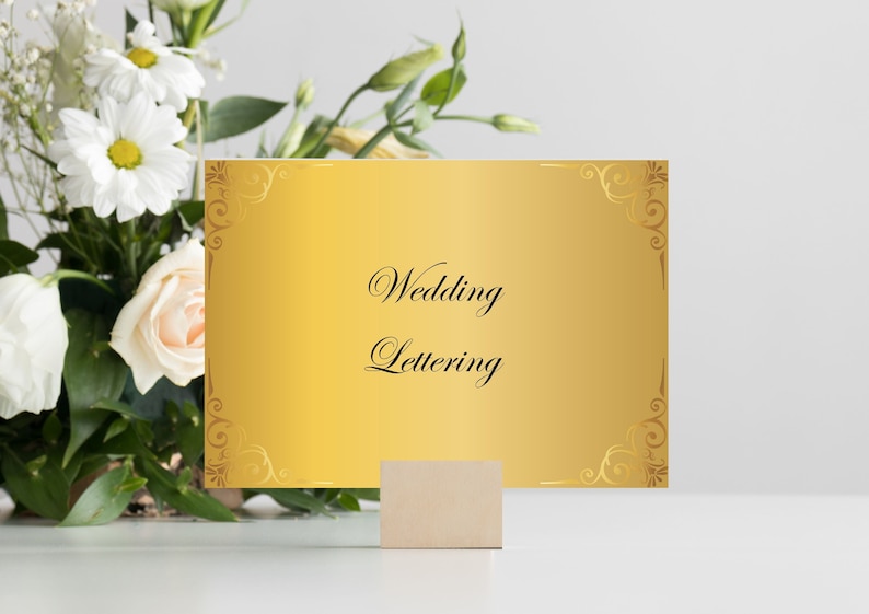 Wedding Hand Lettering Practice Sheets, Hand Writing Workbooks