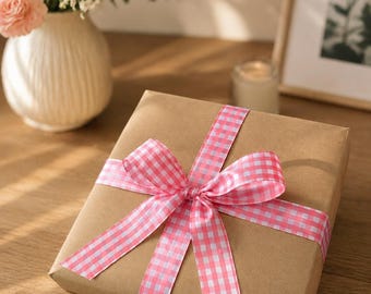 Ribbon, gift ribbon, decorative ribbon for gift wrapping, weddings, birthdays, Christmas, crafts, floristry