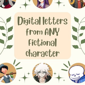 Cartas digitais de QUALQUER personagem fictício