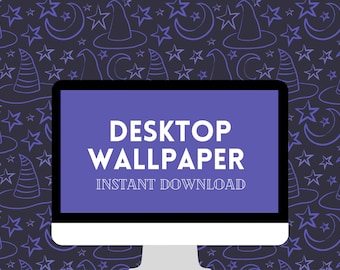 Desktop Wallpaper | Witchy Night | Halloween Background