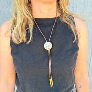Mushroom Ceramic and Brass Bolo