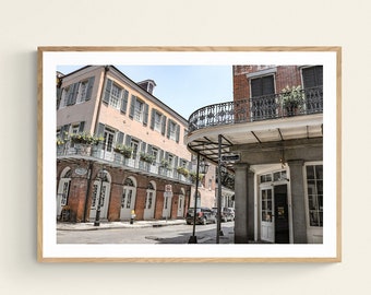 Arte della parete di New Orleans, arte della parete stampabile di New Orleans, set di stampa di New Orleans, arte della parete della città, stampa digitale, arte della parete stampa del quartiere francese