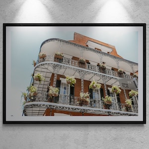 Arte de la pared de Nueva Orleans, decoración del hogar del barrio francés, cartel imprimible de Nueva Orleans, conjunto de impresión de Luisiana, arte de la pared de la ciudad, impresión de descarga digital