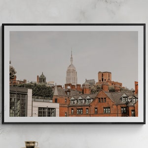Empire State Building Art Print, NYC Art Print, High Line New York, New York druckbares Poster, Empire State Building Wandkunst, NYC Art Decor