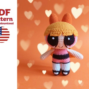 3 in 1 Crochet Pattern, Super Power Girls Crochet Pattern, Pattern in ...