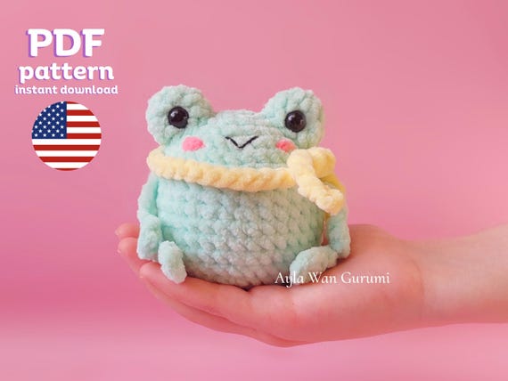 Az Dikişli Kurbağa Amigurumi Örgü Tarifi