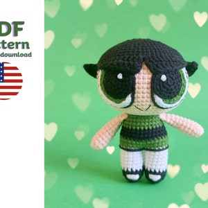 3 in 1 Crochet Pattern, Super Power Girls Crochet Pattern, Pattern in ...