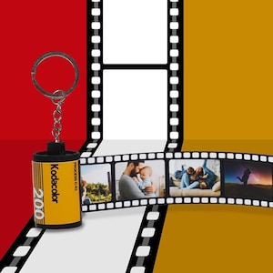 Filmrollen-Schlüsselanhänger | Filmfotohalter