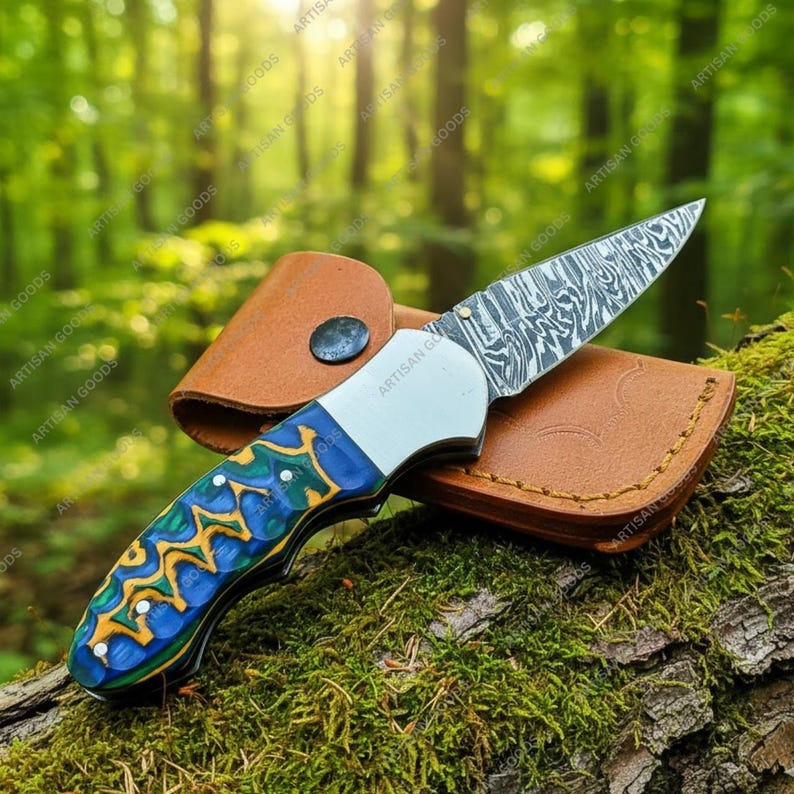 custodia per coltello in pelle Utah Rust 45x47 | Fare custodia per coltello in pelle Utah Rust 45x47 | Fare