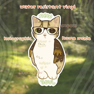 Meowl Holographic 3&quot; Sticker!