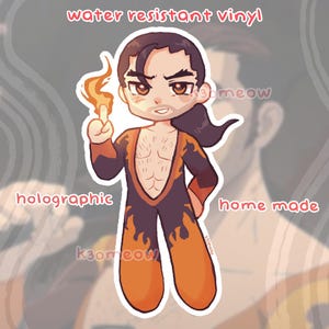 Dispatch Flambae Holographic 3&quot; Sticker!