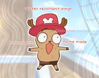 Chopper Shock OP Holographic 3" Sticker!