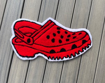 Croc Tufted Rug, Tufted Shoe Rug