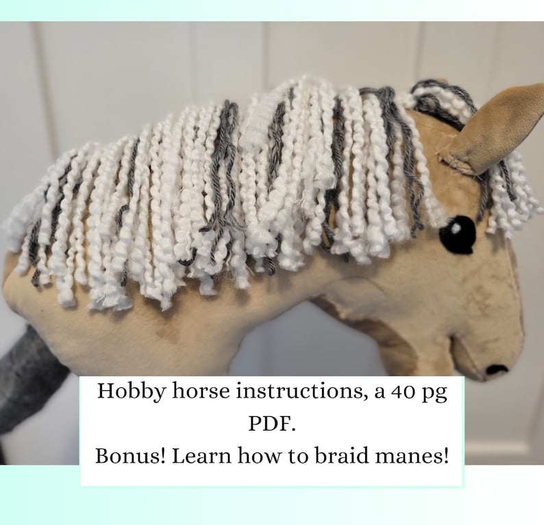 Hobby Horse Pattern & 40 Page Step by Step Instructions Etsy