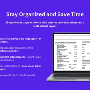 Construction Schedule of Values Template | AIA Style Payment ...