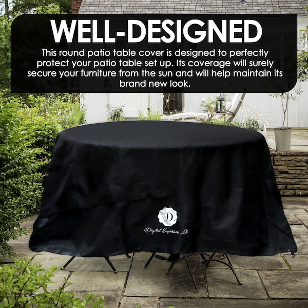 Round Patio Table Cover Outdoor Waterproof Table Chair Furniture Covers Buy Now
