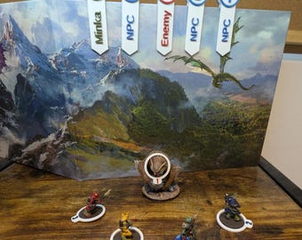 D&D Mini's Combat Tracker - Dungeons and Dragons