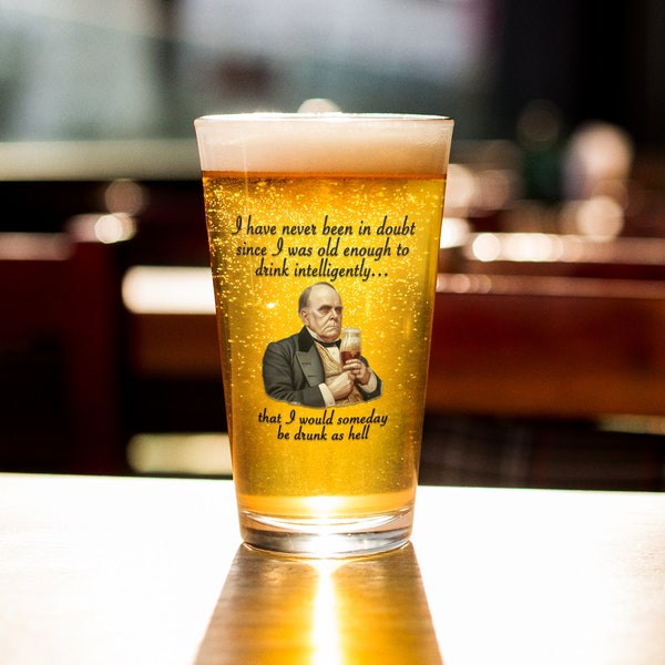 Presidential Pints: William McKinley Beer Glass