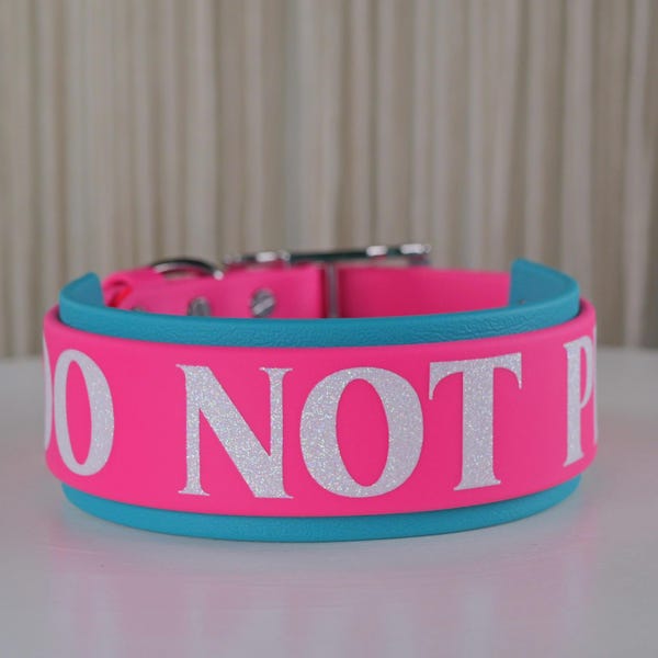2-Inch Custom Biothane® Dog Collar | Double Layer | Waterproof | Adjustable Fit | Pet Collar | Leather Alternative |