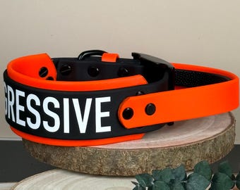 Custom Biothane Dog Collar | Double Layer, Waterproof with Handle | 2 inch Collar