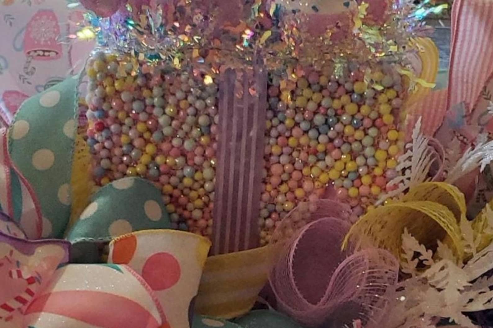 Candyland Wreath Centerpiece
