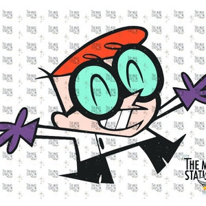 SVG Digital Dexter es Laboratory Vektor, PNG 90er Jahre Cartoon Network SVG PNG Digitale Datei - Sublimation Png dee dee