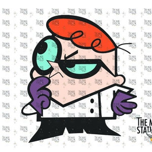 Voor het afdrukken van Digital Dexter's Laboratory Png 90s Cartoon Network SVG PNG Digitaal bestand - Sublimatie Png
