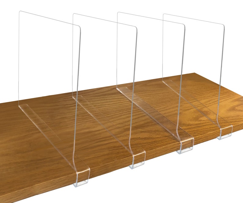 Transparent Shelf Dividers Kitchen Cabinet and Counter Shelf - Etsy