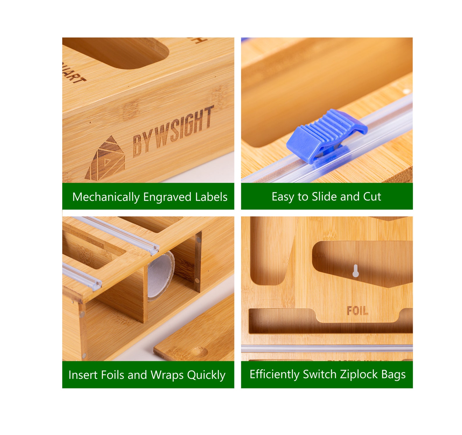 Ziplock Bag Storage Organizer 6 in 1 Wrap Dispenser With Etsy